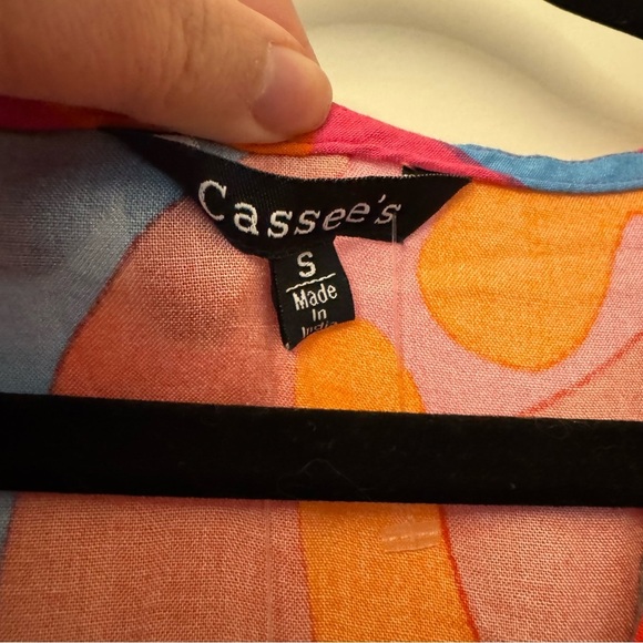 Cassee’s Abstract Print Puff Sleeve Maxi Dress Multicolor - Picture 5 of 6